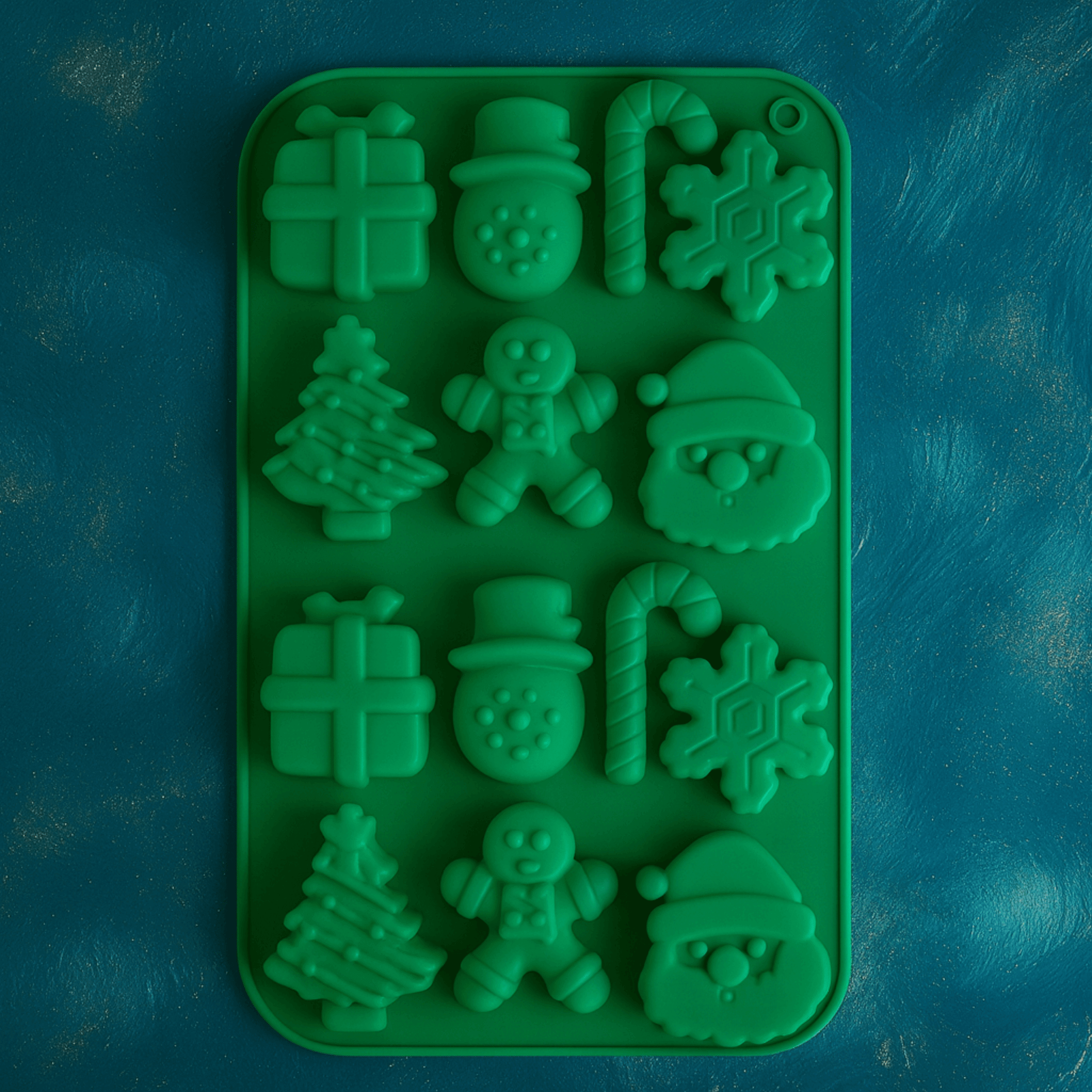 Molde de Silicona Figuras Navideñas