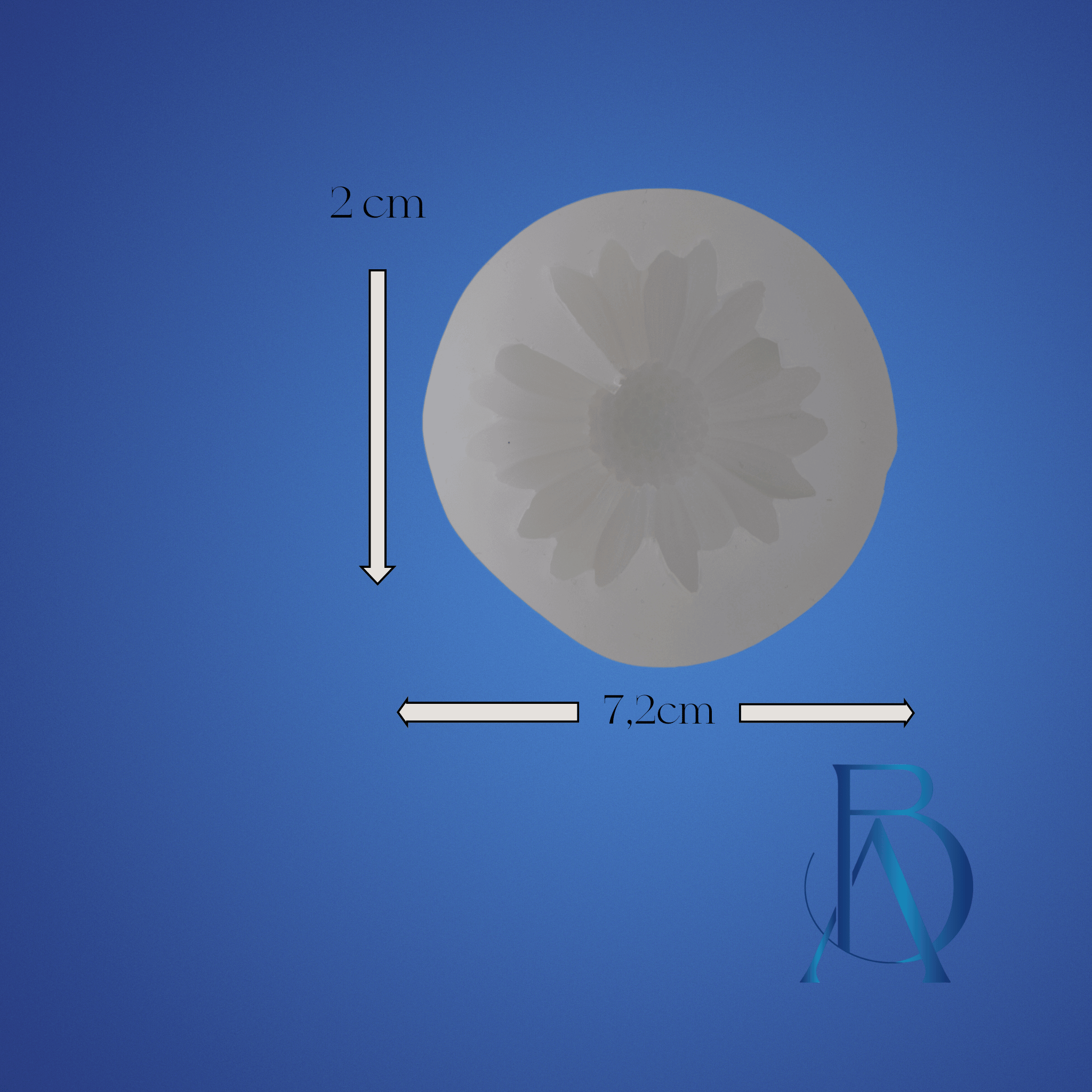 Molde silicona margarita