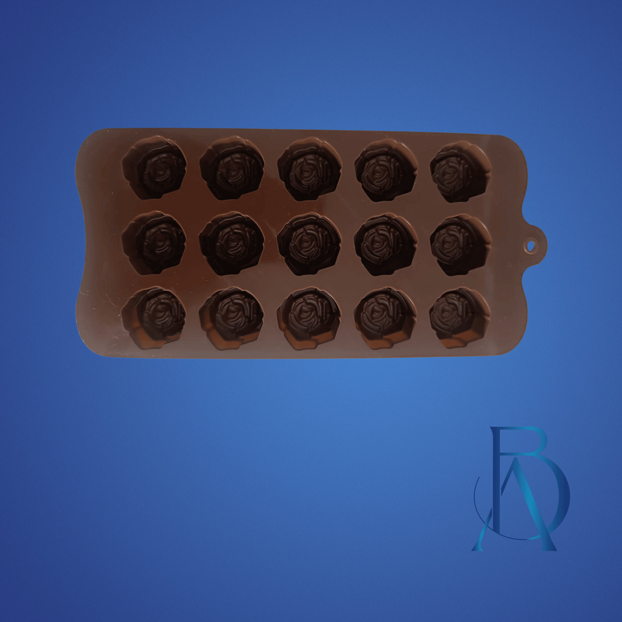 Molde de Silicona Mini Rosas - 15 Cavidades