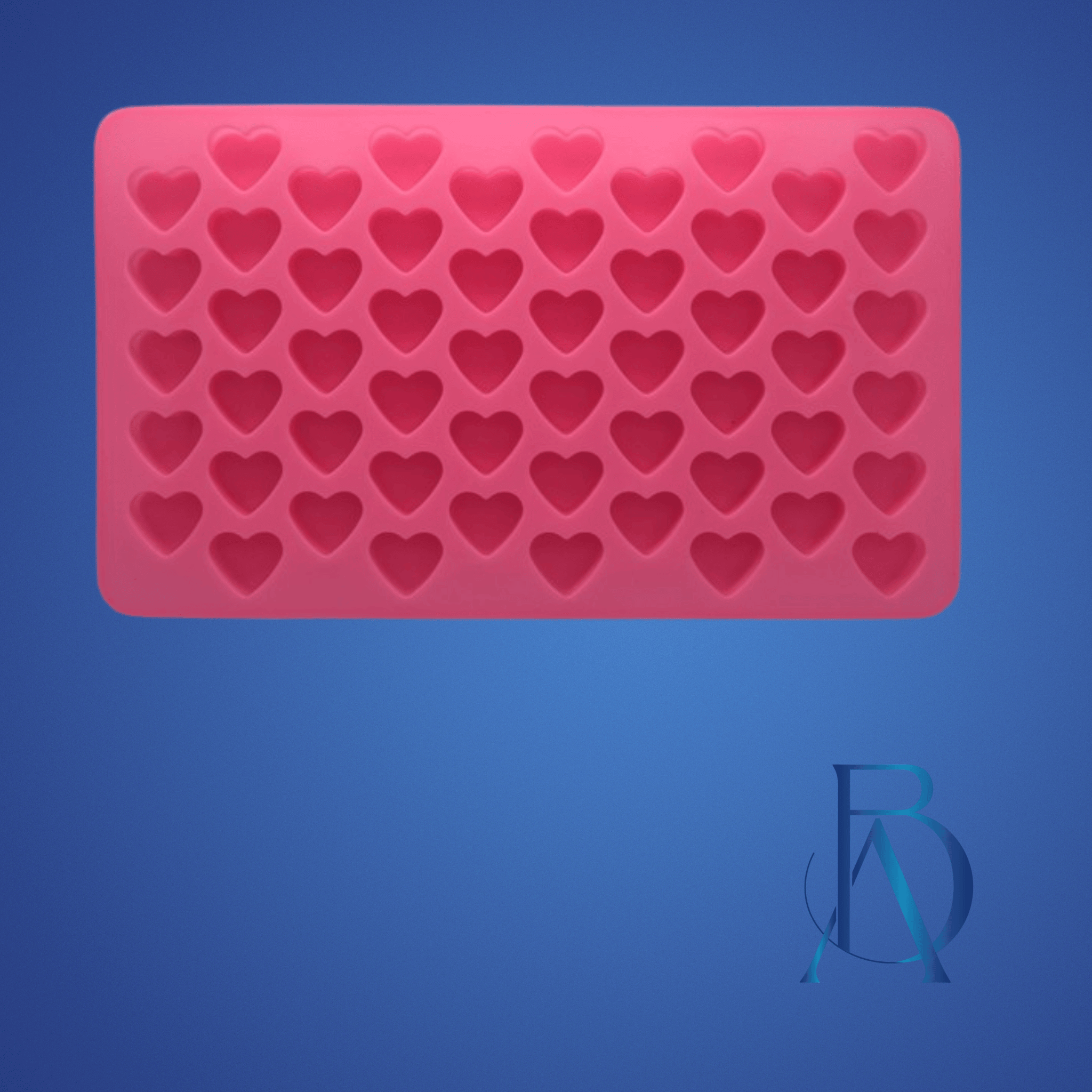 Molde de Silicona Corazones Mini 55 Cavidades