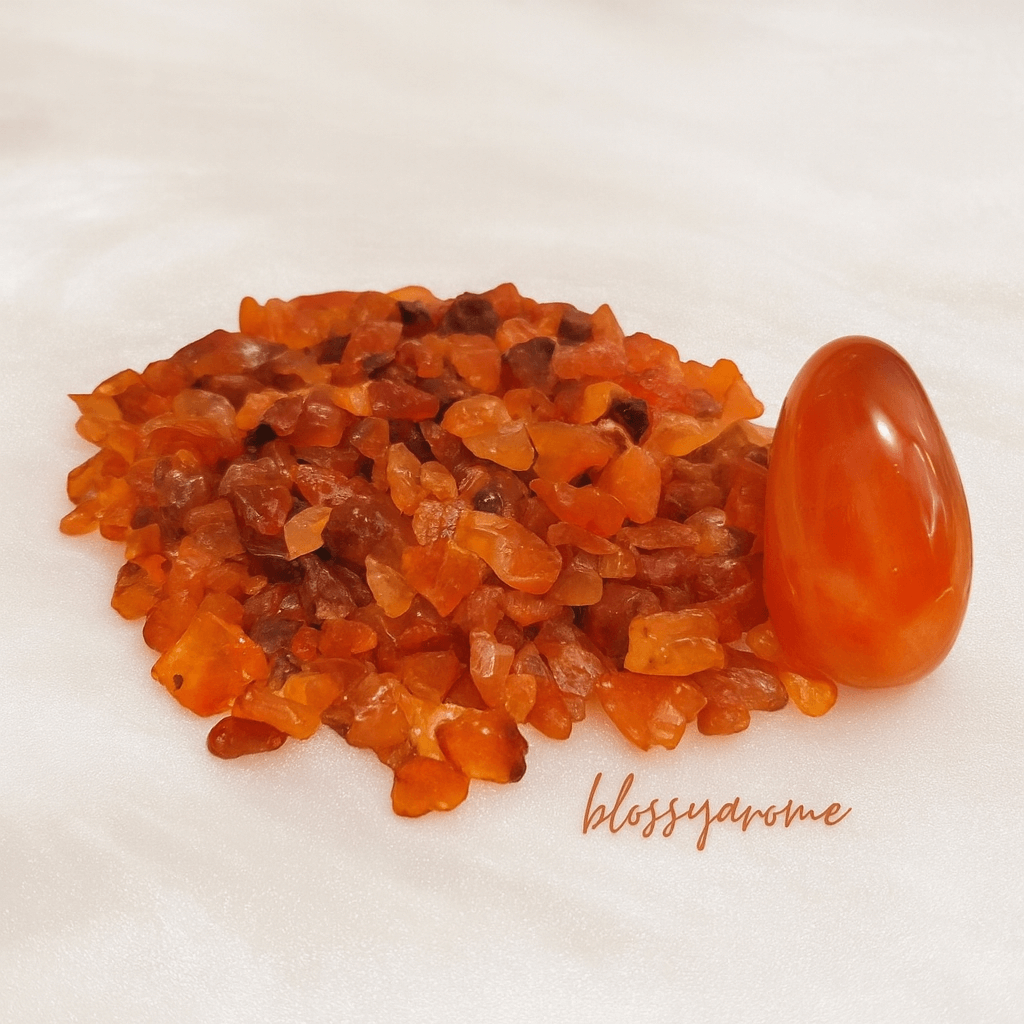 Chips de cuarzo Cornalina