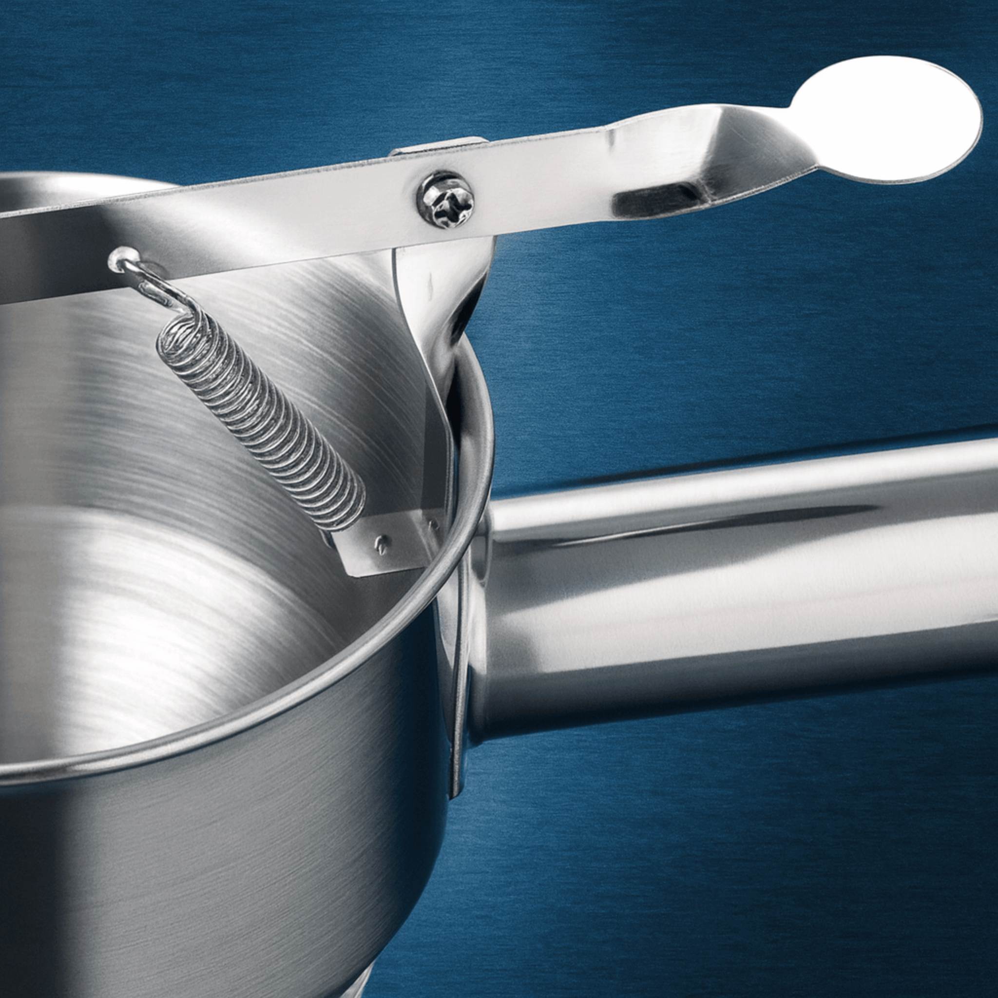 Dispensador de cera de acero inoxidable con soporte – 1 pieza
