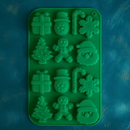 Molde de Silicona Figuras Navideñas