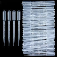 15 Pipetas Graduadas de Plástico Transparente