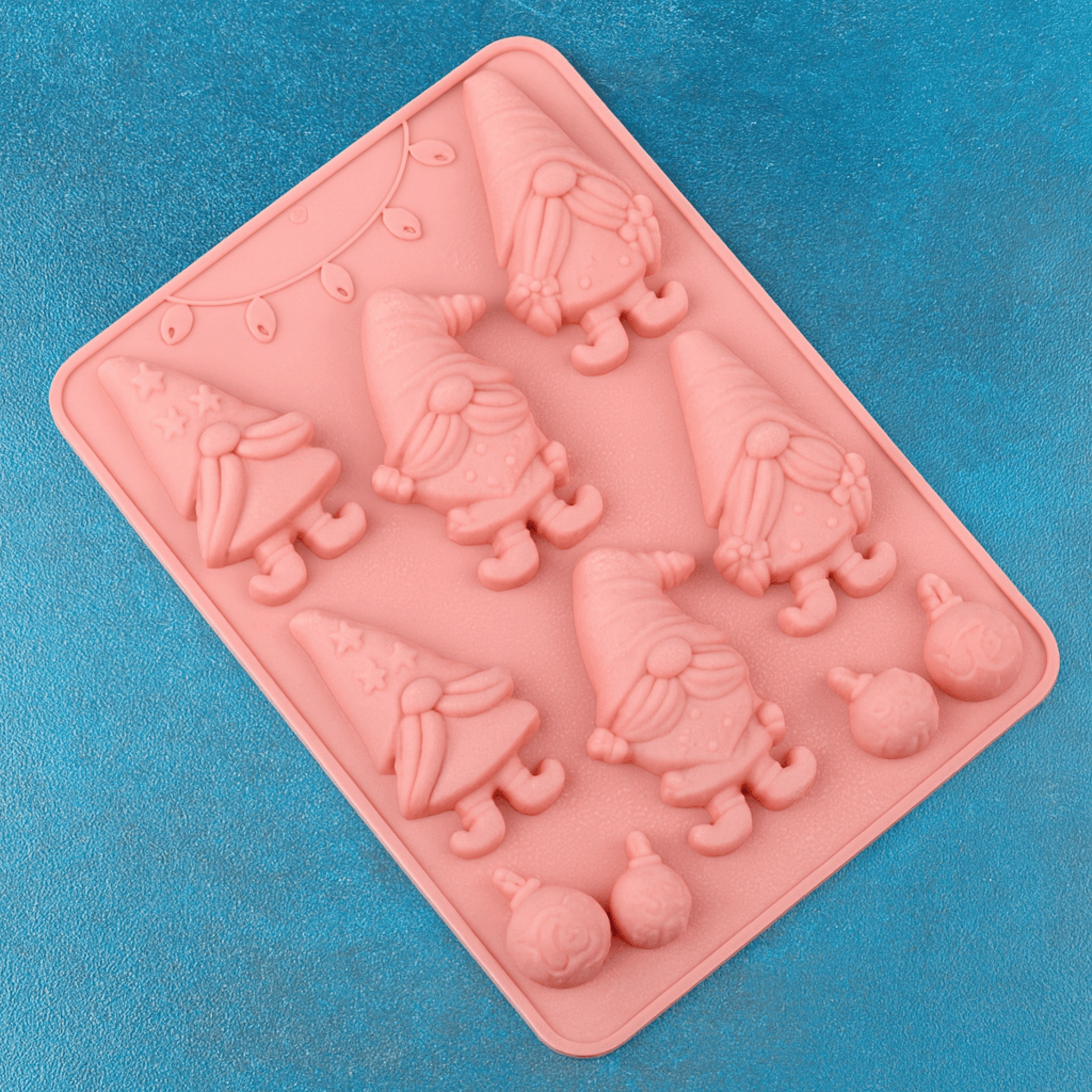 Molde de Silicona “Gnomos de Navidad”