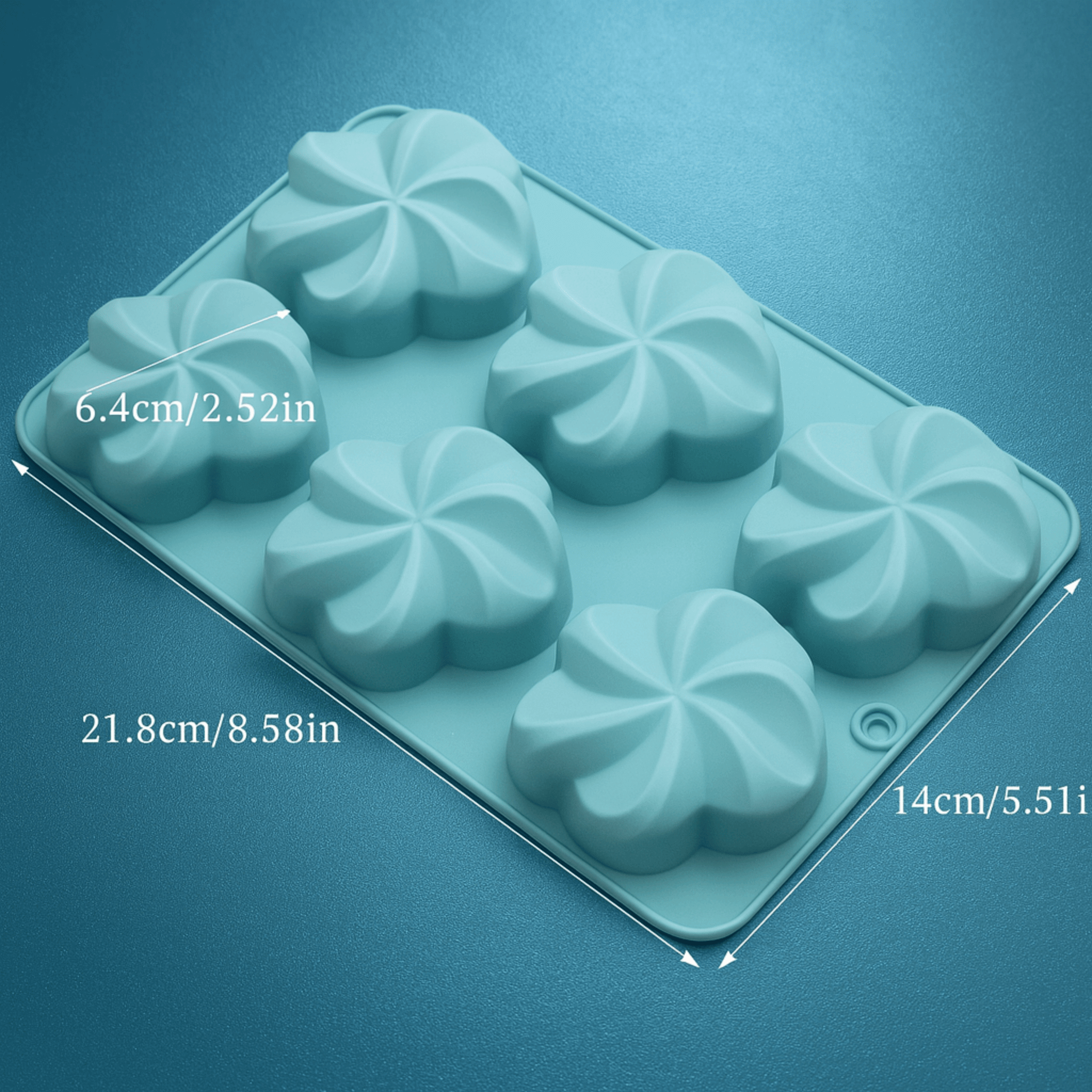 Molde de Silicona Floral