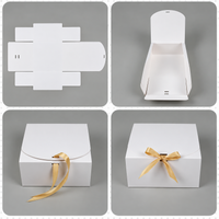 Pack de 5 cajas blancas con lazo