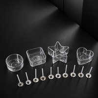 pack 15 moldes velas de Te y 15 mechas