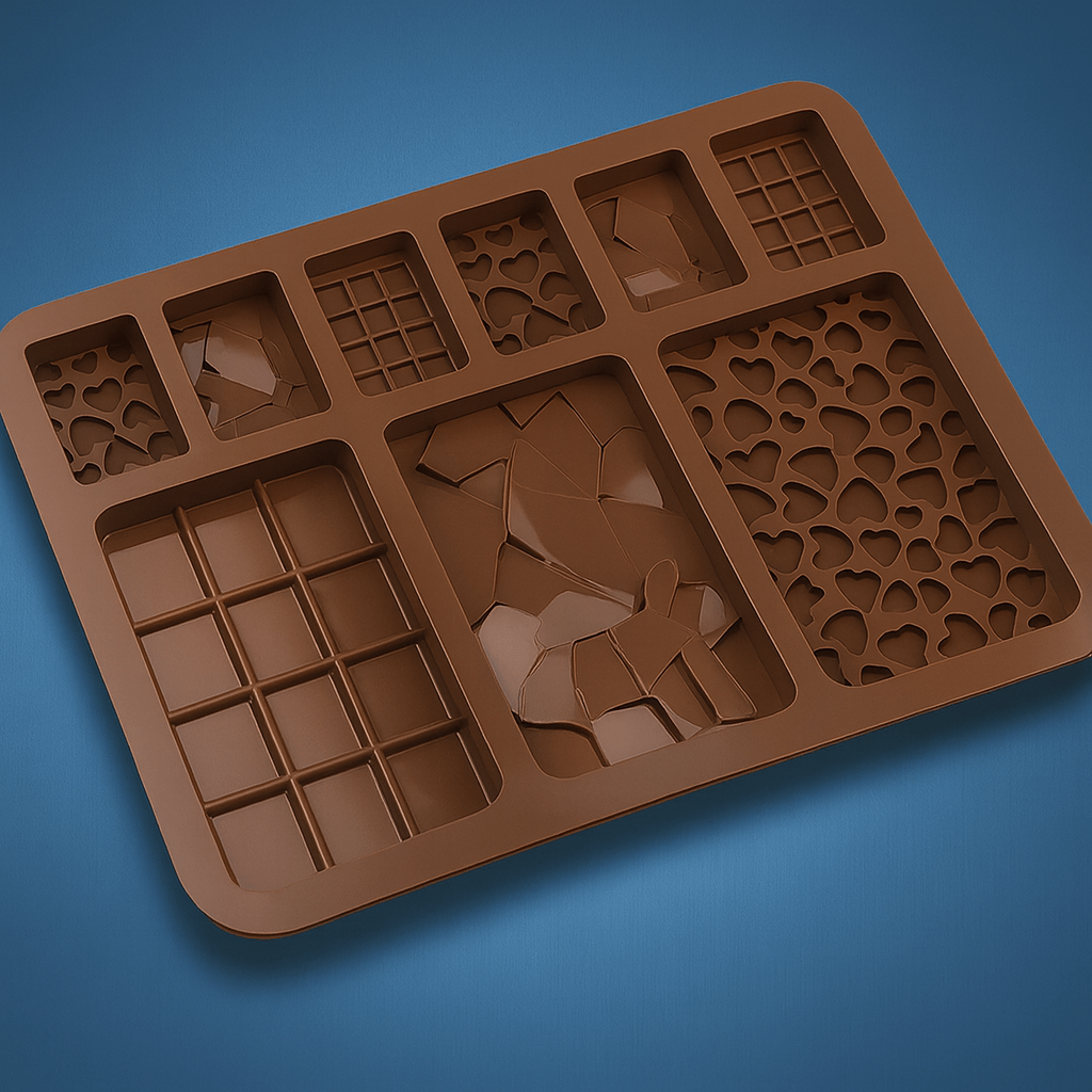 Molde de Silicona “Barras de Chocolate”