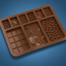 Molde de Silicona “Barras de Chocolate”