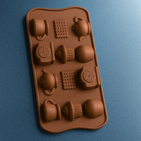 Molde de Silicona “Tetera y Tazas”