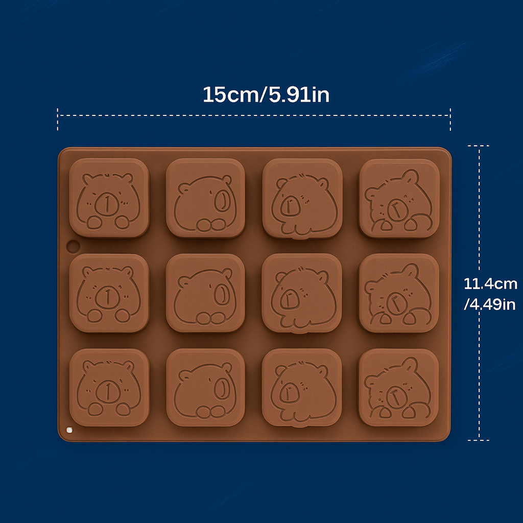 Molde de Silicona “Galletitas de animalitos”