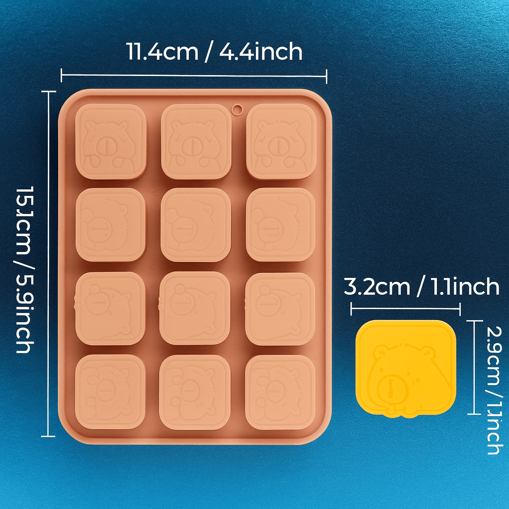 Molde de Silicona “Galletitas de animalitos”