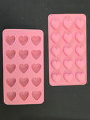 Molde de Silicon Corazones Love