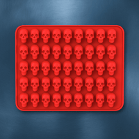 Molde de Silicona Mini Calaveras – 50 Cavidades