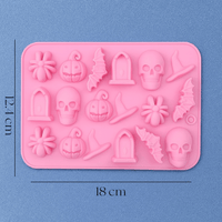 Molde de Silicona “Halloween” – 18 cavidades