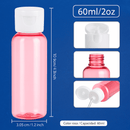 Pack 10 Botellas 60 ml Rosa