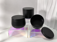 Latas negras con tapa 100ml