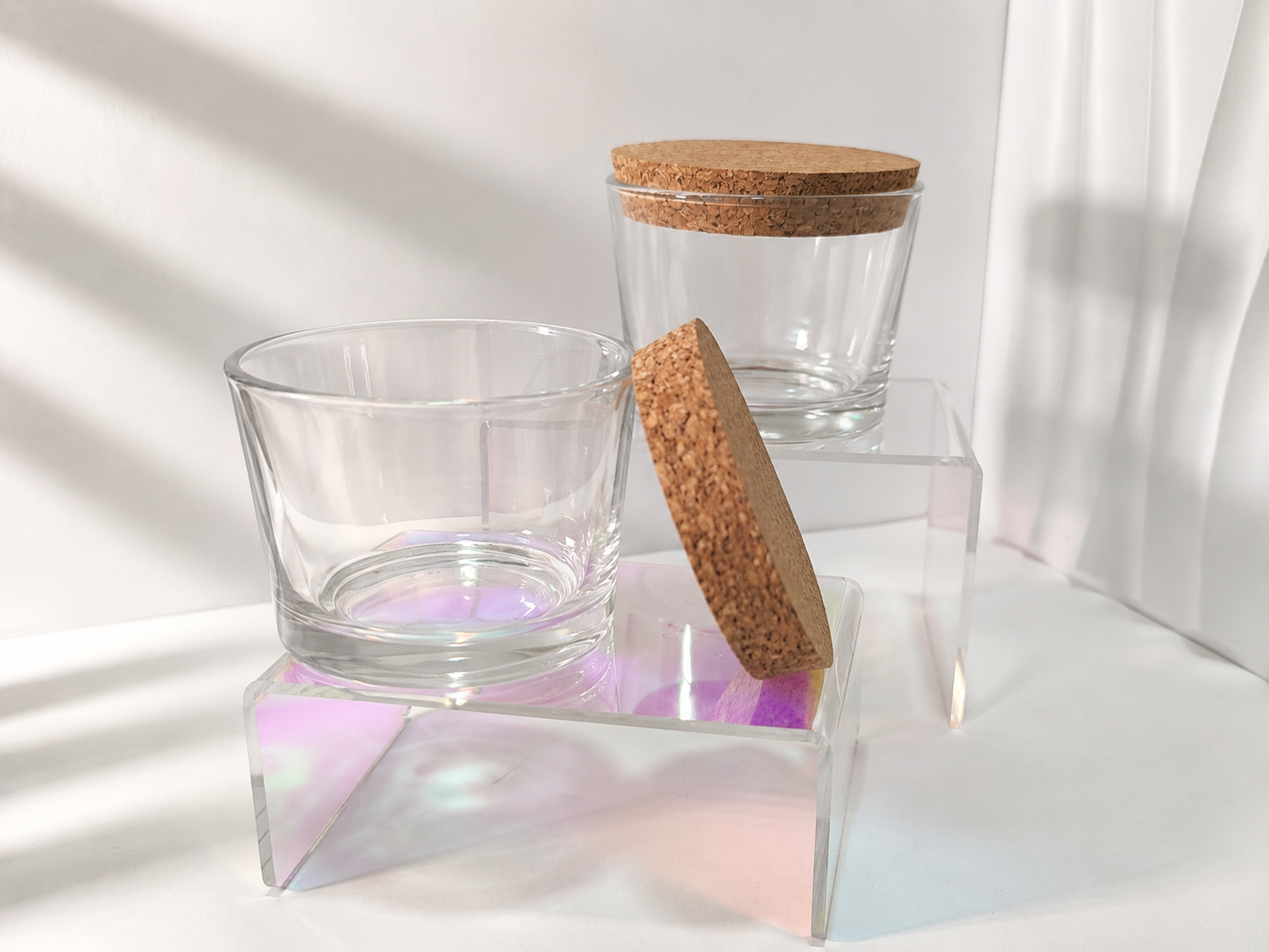 Vaso cristal con tapa 120ml